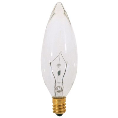 15W 120V BA9.5 E12 Clear Bulb by SATCO Lighting - Starlight Lighting USA and Canada